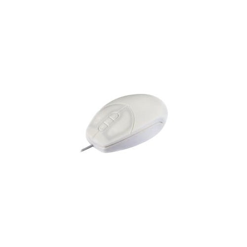 Active Key Medical Small - Maus - optisch - 5 Tasten - verkabelt - PS/2, USB - weiß (AK-PMT1LB-US-W) afbeelding 1