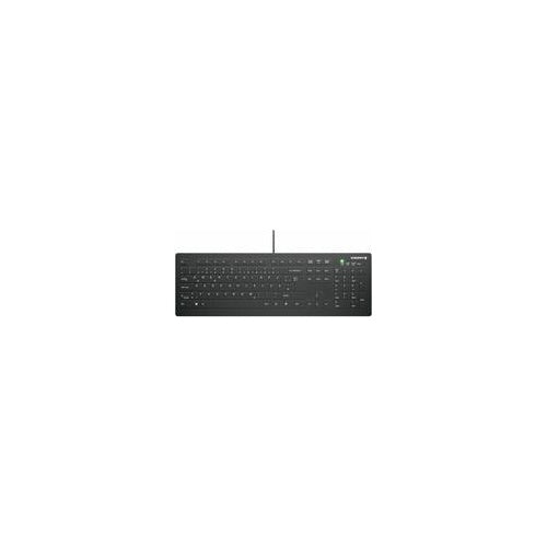 CHERRY Active Key AK-C8112 - Tastatur - Wischdesinfektion, flaches Tastenprofil - 100% - full size - waschbar - USB - QWERTZ - Deutsch - Schwarz (AK-C8112-U1-B/DE) afbeelding 1