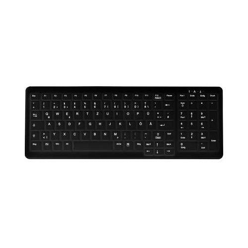 Active Key AK-C7000 Tastatur USB QWERTZ Deutsch Schwarz (AK-C7000F-U1-B/GE) afbeelding 1