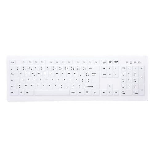 Active Key MedicalKey AK-C8100 - Tastatur - kabellos - 2.4 GHz - AZERTY - Französisch - weiß afbeelding 1