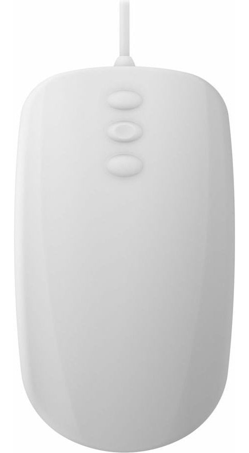 Cherry Active Key Hygiene Mouse with 3 Buttons Scroll Fully Sealed Watertight USB / WHITE AK-PMH3 Medical Mouse 3-Button Scroll (AK-PMH3OB-US-W) afbeelding 1