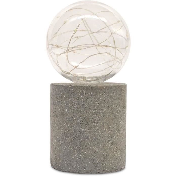 Solar table lamp - GARDEN ID Nordic Light - Ø10 h19 cm - 6 to 8 hour battery life - On/off switch - Rechargeable