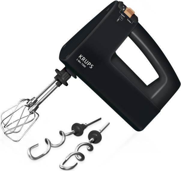 Krups 3 Mix 7000 - Hand Mixer - 60 Years Special Edition - Black and Copper - 500W - Model F6085811