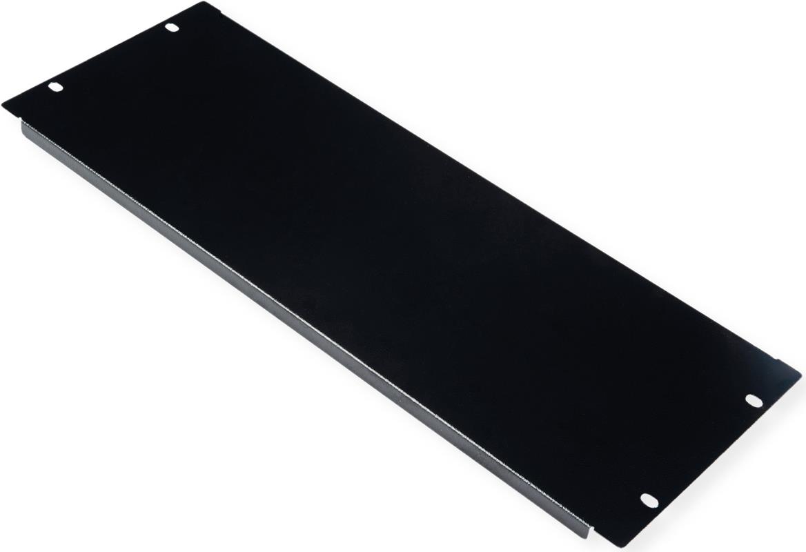 ROLINE 19 Inch Blanking Plate, 4U, Black, 26.21.0096