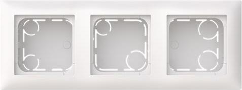 BUSCH JAEGER 1713-914 Surface Mount Box 3-fold (2TKA00005513)
