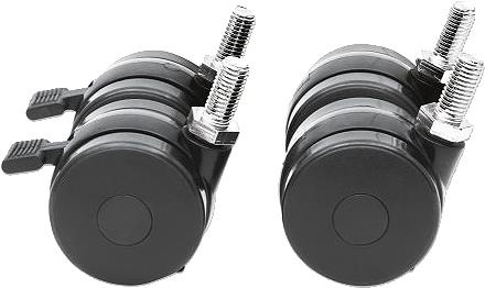 Intellinet Plug-in Housing Roller Set - Black - 48.3 cm (19") - Model 712170