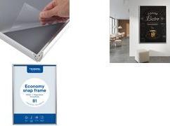 EUROPEL Poster Frame Economy DIN A0 25 mm Silver Anodized Aluminum (355090)