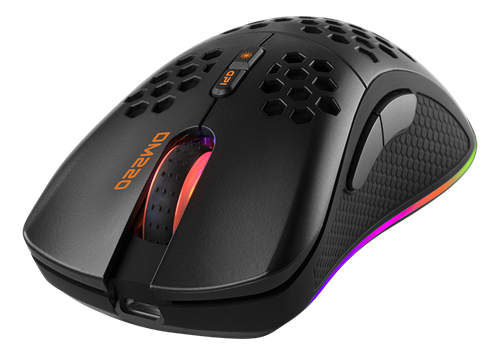 Deltaco DM220 Wireless Gaming Mouse Ultralight RGB Black (GAM-120)