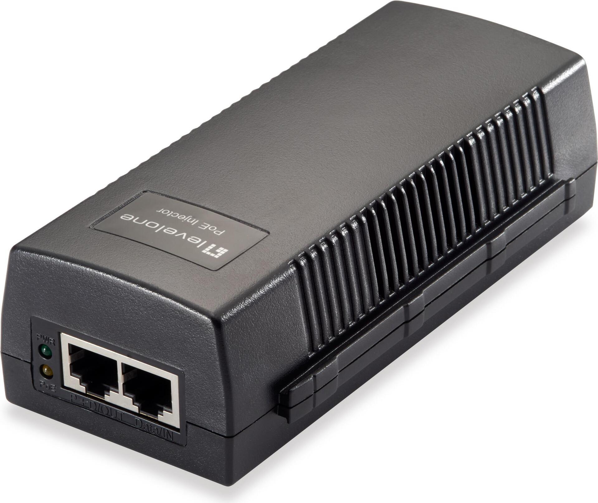 LevelOne POI-2012 - Schnelles Ethernet - 10,100 Mbit/s - IEEE 802.3,IEEE 802.3af,IEEE 802.3u - 100 m - black - PoE - Leistung (POI-2012)