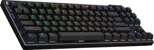 Logitech G PRO X Keyboard Tenkeyless RGB Bluetooth 2.4GHz GX Red Linear Black (920-012422)