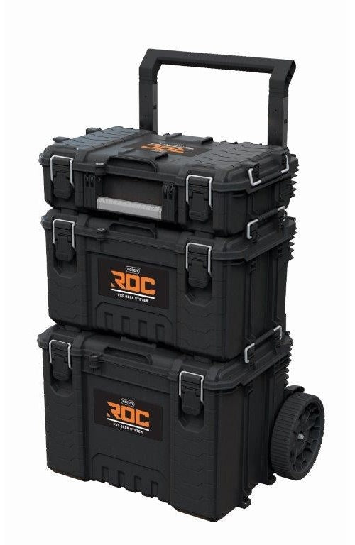 SET OF 3 TOOLBOXES ROC PRO GEAR 2 0 KETER afbeelding 1