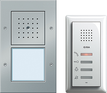 GIRA 049543 Wired IP44 -25 to 70 °C Aluminum White Thermoplastic AC/DC (049543)