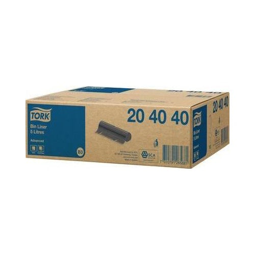 Tork 204040 - 5 l - Schwarz - Lineares Polyethylen mit niedriger Dichte (LLDPE) - 50 Stück(e) - 180 mm - 60 mm (204040) afbeelding 1