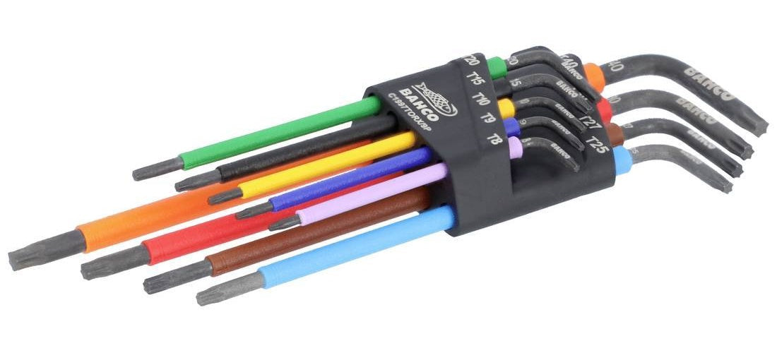 Bahco C1997TORX/9P T-Profil Winkelschraubendreher-Set 9teilig (C1997TORX/9P) afbeelding 1