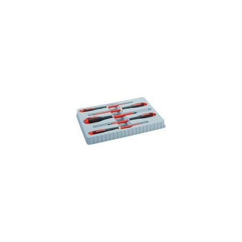 Bahco Ergo Elektriker Schraubendreher-Set 5teilig Schlitz, Kreuzschlitz Pozidriv (BE-9882S) afbeelding 1