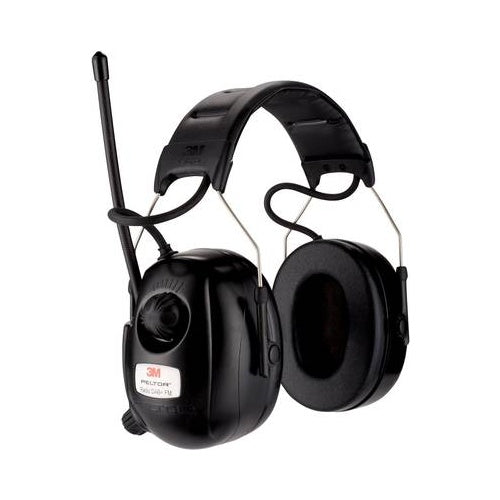 3M HRXD7A-01. Zweck: Medien/Kommunikation, Dämpfungsbewertung (SNR): 31 dB. Headset-Typ: Binaural, Tragestil: Kopfband, Produktfarbe: Schwarz. Übertragungstechnik: Kabellos. Position Kopfhörerlautsprecher: Ohrumschließend. Akku-/Batteriebet afbeelding 1