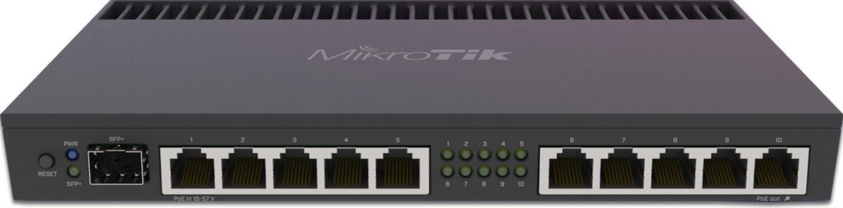 Mikredik RB4011IGS+RM Gigabit Ethernet Router - Black