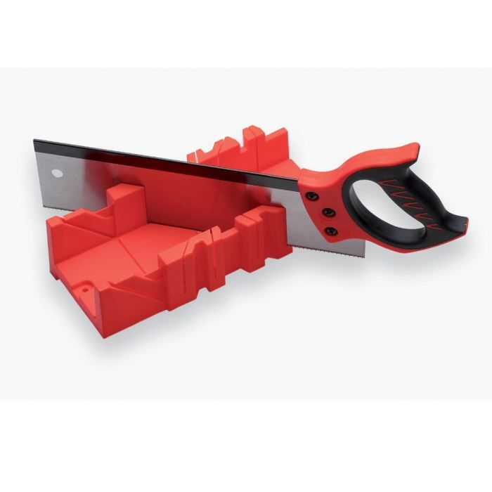 MEISTER Backsaw with Mitre Box - Red Metal