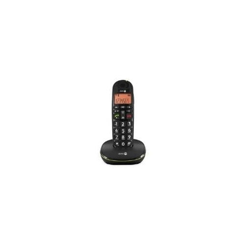 DORO PhoneEasy 100w - Schnurlostelefon mit Rufnummernanzeige - DECT\GAP - Schwarz (380098) afbeelding 1