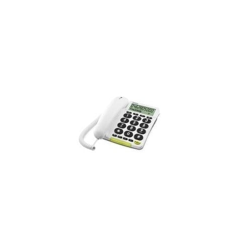 DORO PhoneEasy 312cs - Telefon mit Schnur mit Rufnummernanzeige - weiß afbeelding 1