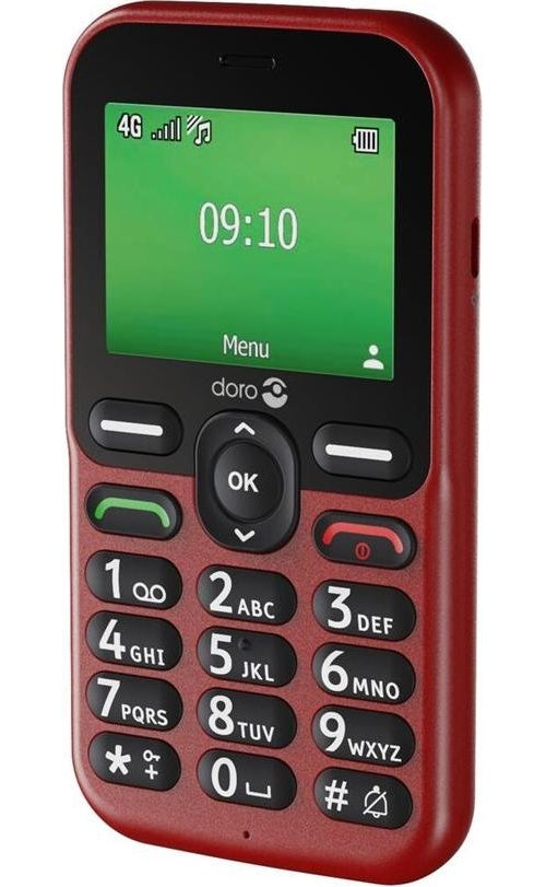 Doro Leva E10 - 6,1 cm (2.4") - 118,9 g - Rot - Seniorentelefon (380593) afbeelding 1