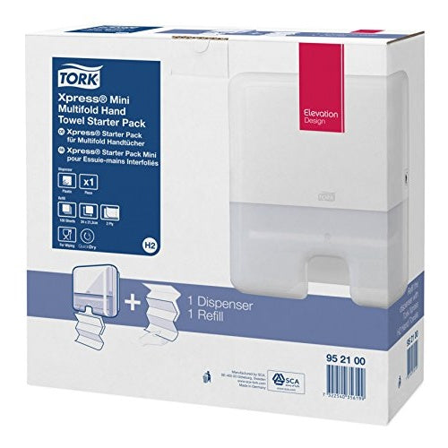 Tork Xpress Blattpapier-Handtuchspender Weiß (552100) afbeelding 2