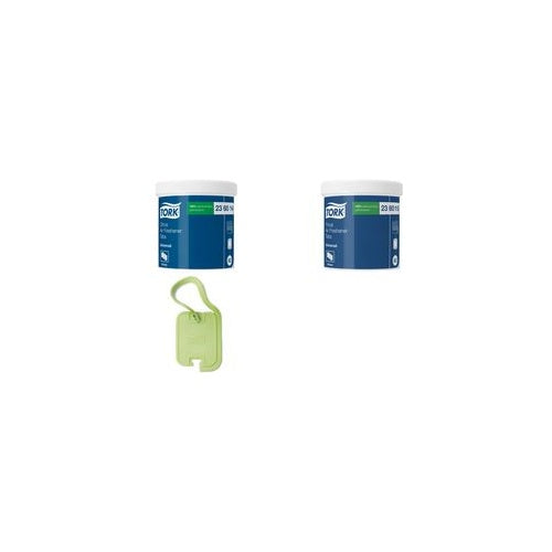 TORK Lufterfrischer-Anhänger "Apfelduft", in Spenderdose imprägnierter Gummianhänger für langanhaltenden Duft, - 1 Stück (23 60 16) afbeelding 1