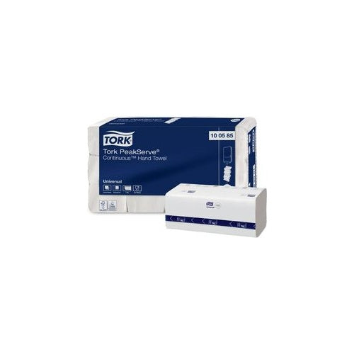 TORK Papierhandtücher PeakServe® Endlos H5 Interfold-Falzung 1-lagig 4.920 Tücher (100585) afbeelding 1