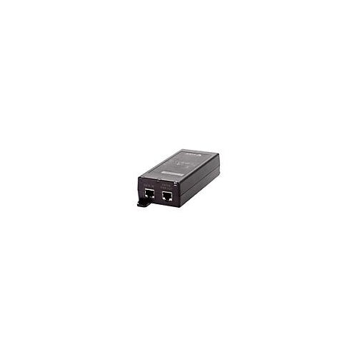 AXIS Midspan - Power Injector - AC 24 / DC 10-28 V - 30 Watt - Ausgangsanschlüsse: 1 - Schwarz - für AXIS P1455-LE, P1455-LE-3 License Plate Verifier Kit, Q60 Series (02208-001) afbeelding 2