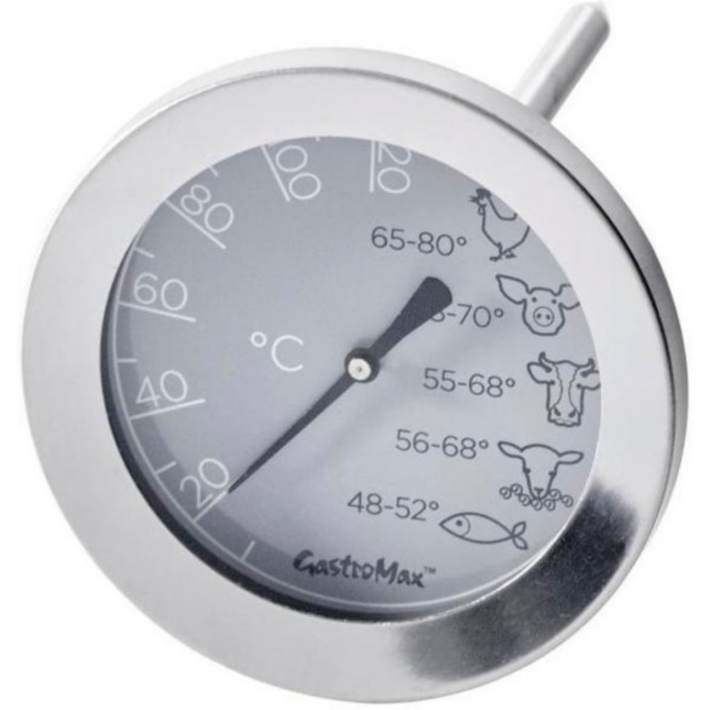 Stainless Steel Meat Thermometer - Measures 10 to 120°C