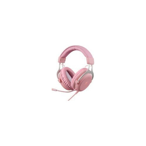 Deltaco GAM-030-P Kopfhörer & Headset Kabelgebunden Kopfband Gaming USB Typ-A Pink (GAM-030-P) afbeelding 1