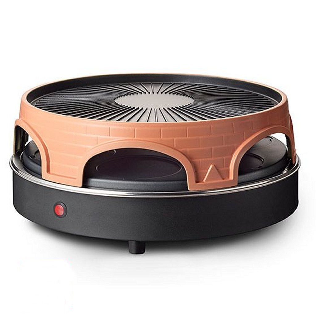 Emerio 3-in-1 Pizzarette + 6 Terracotta Pans PO-113255.4
