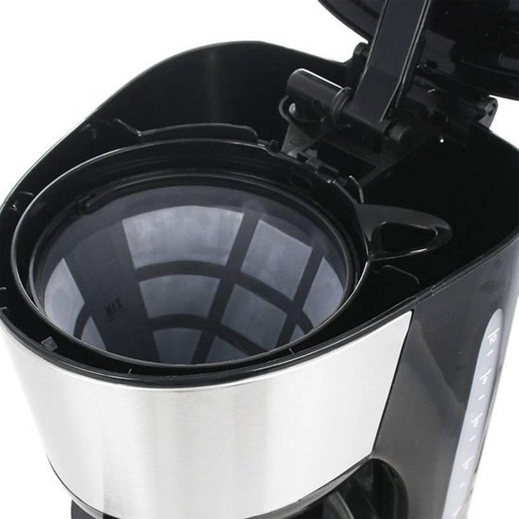 Emerio CME-122933 Coffee Maker Stainless Steel/Black - 1000W, 1.25 L Capacity