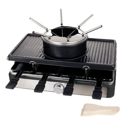 Emerio Raclettegrill,8 Pfannen,Grillplatte antihaft (RG-124930) afbeelding 1