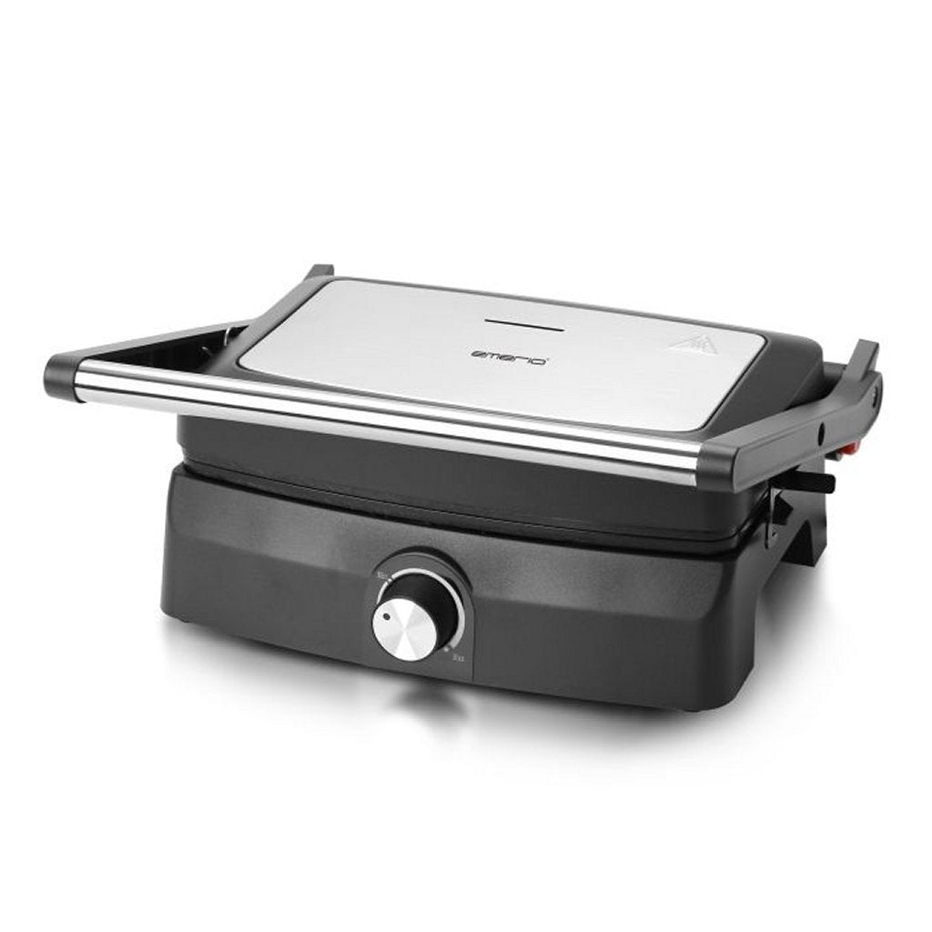 Emerio CG-130861 Contact Grill Black/Stainless Steel