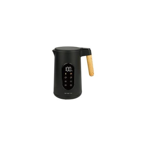 Emerio Wasserkocher 1.7 l Holzgriff schnurlos Digit.Disp. (WK-132230) afbeelding 1