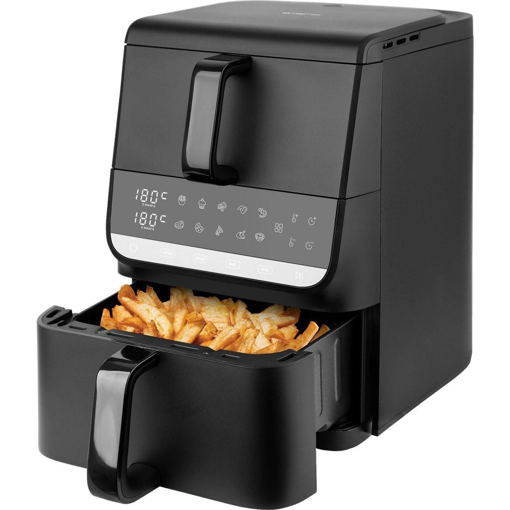 Emerio Air Fryer 3.5 L + 6.5 L 2500W Black AF-133542