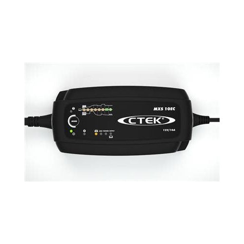 Ctek MXS 10EC - 220 - 240 V - 50/60 Hz - Ladend - Ja - IP64 - Schwarz - Silber (40-095) afbeelding 1