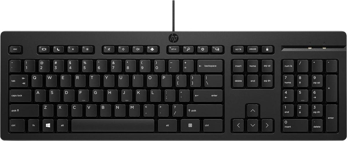 HP 125 USB Keyboard - Full Size - Spanish (AY2Y7AA#ABE)