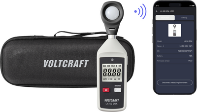 VOLTCRAFT VC-18702800 LX-50 DOK Luxmeter 0 - 200000 lx (VC-18702800)