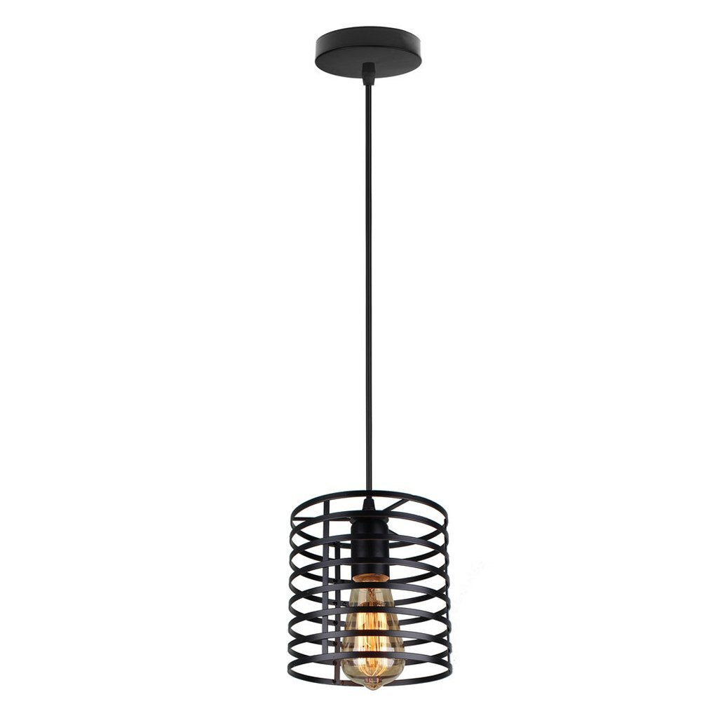 Homestyle Pro MK014-B Industrial Pendant Lamp 16x19 cm Black/Metal
