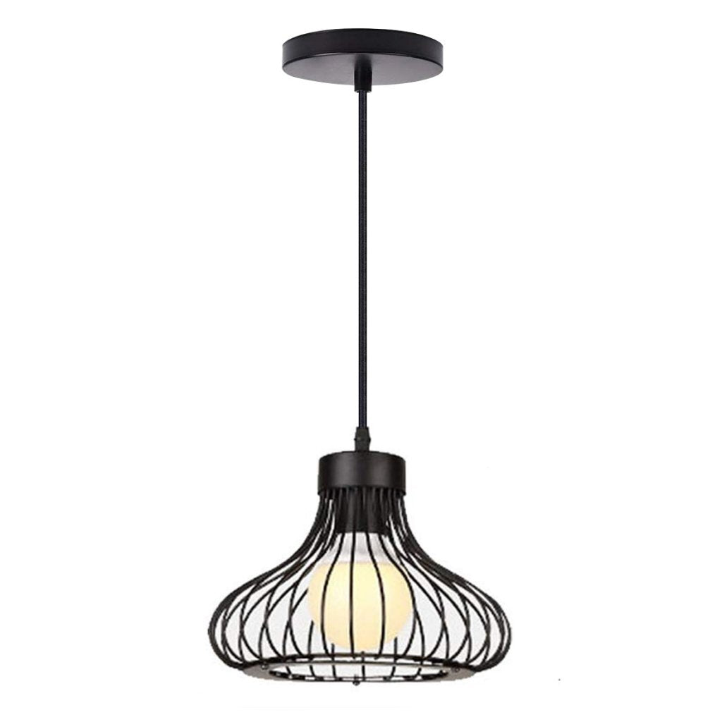 Homestyle Pro MK013-B Industrial Pendant Lamp 23x20 cm Black/Metal
