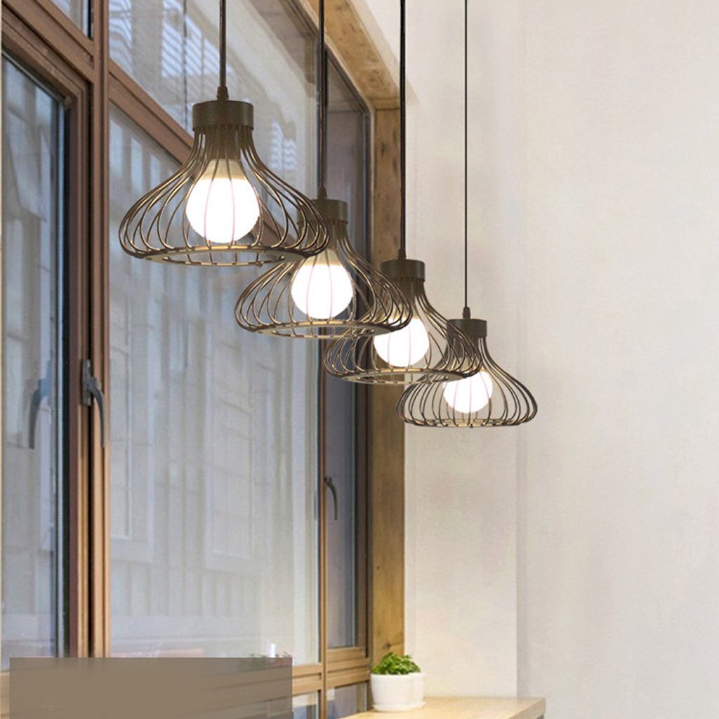 Homestyle Pro MK013-B Industrial Pendant Lamp 23x20 cm Black/Metal