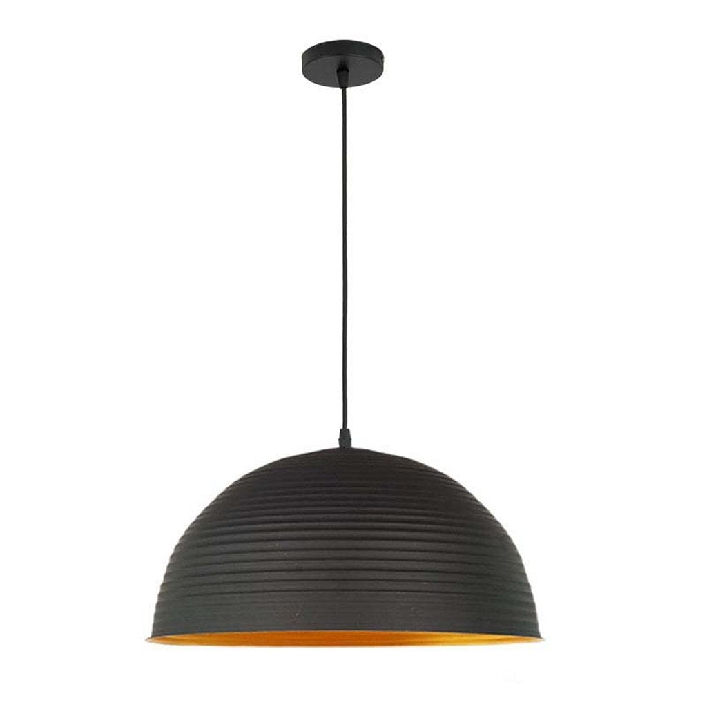 Homestyle Pro MK101-GB Industrial Pendant Lamp 42x22 cm Black/Gold/Metal