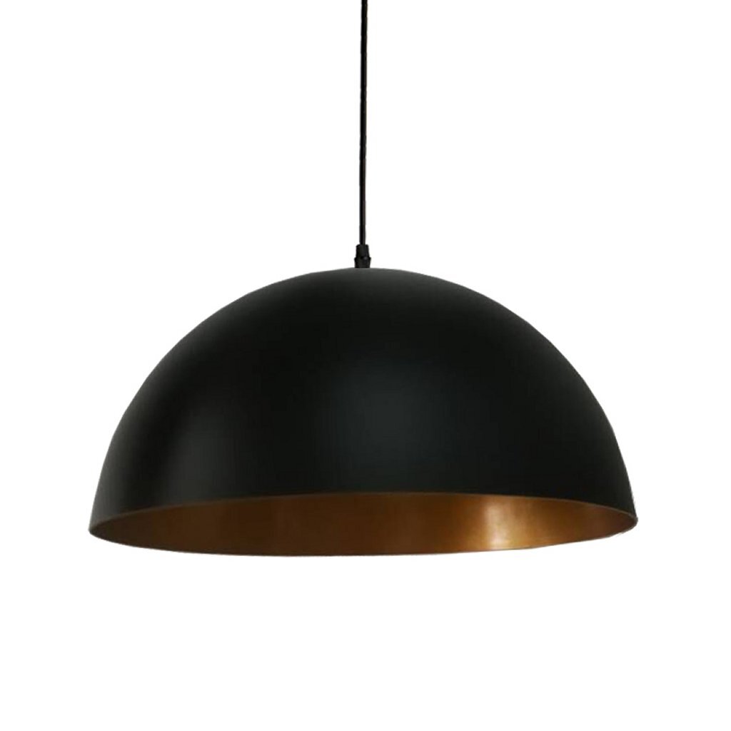 Homestyle Pro MK108-GB Industrial Pendant Lamp 35x17.5 cm Black/Gold/Metal