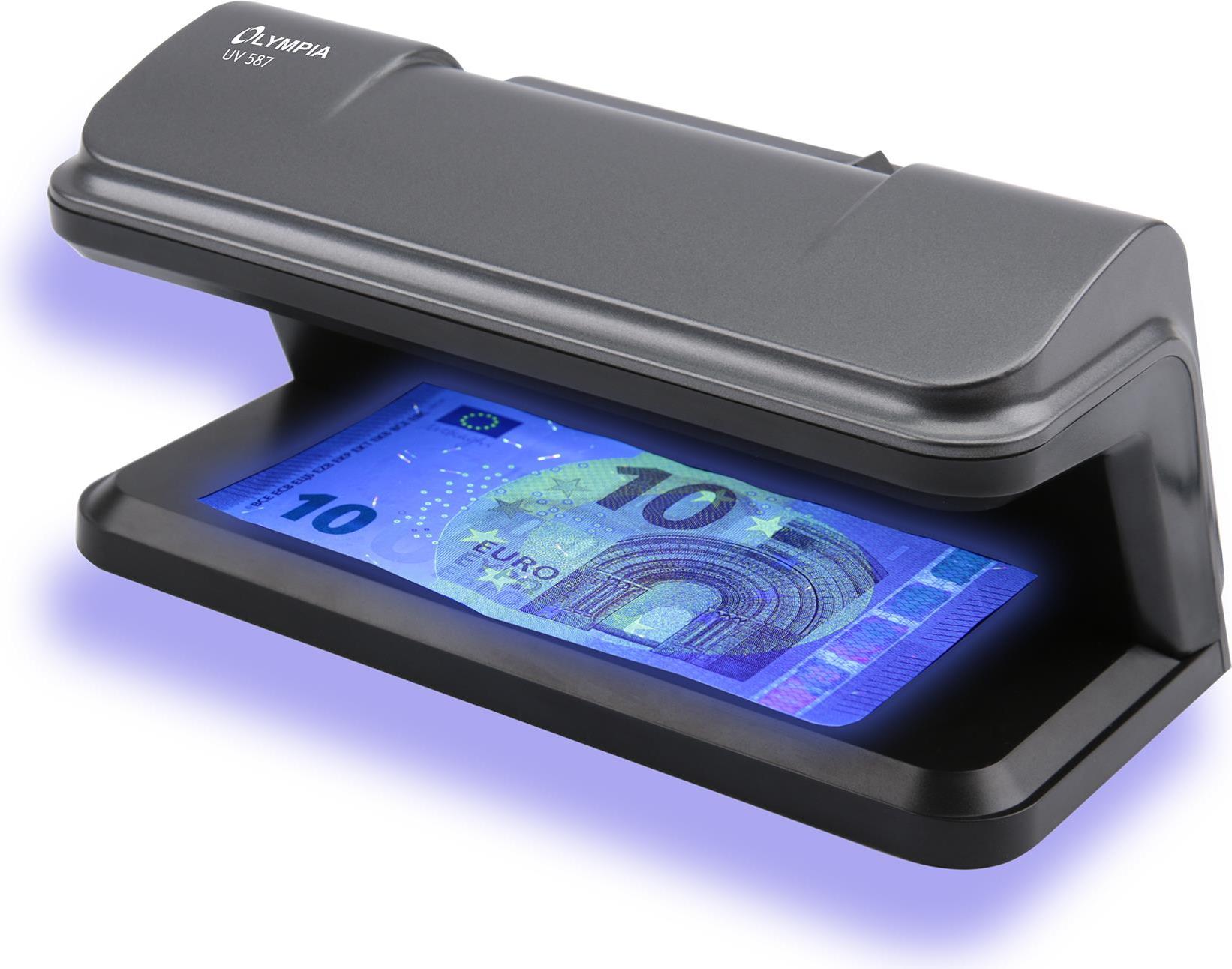 Olympia UV 587 Counterfeit Money Detector Black (947730116)