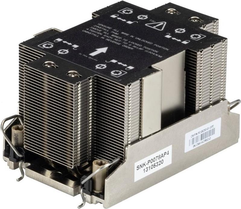 Supermicro CPU Cooler - Active Heat Sink - for LGA4189 - 2U
