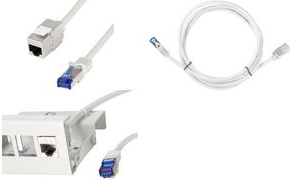 LogiLink Patch Cable, Cat.6A, 20 m S/FTP, Light Grey, RJ45 Connector, Model CC5112S