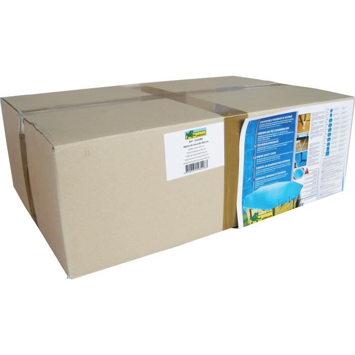 UBBINK Winter and Safety Cover - Wooden Pool - Rectangular 350x650 - Blue - 550 g Thick