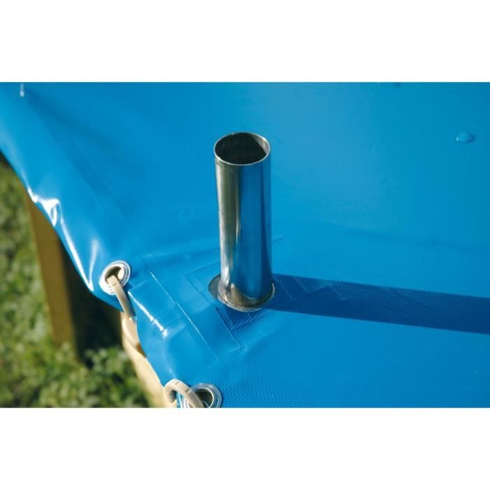 UBBINK Winter and Safety Cover - Octagonal 430 Wooden Pool - Blue - 550 g Thick
